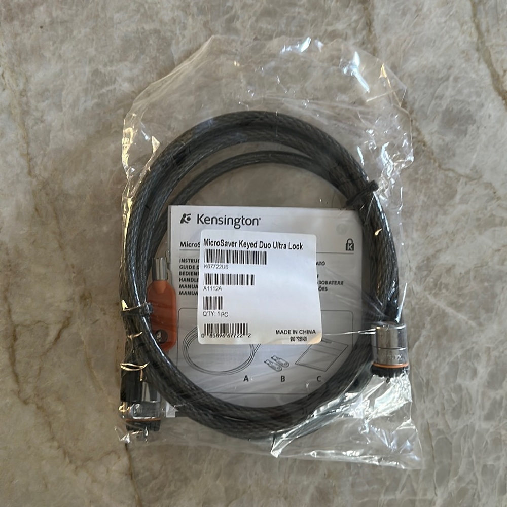 Kensington Microsaver keyed duo ultra lock